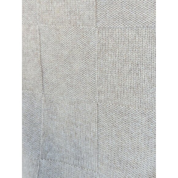 Northern Isles Beige 100% Cashmere Crewneck Sweater Mens Medium Soft & Warm - Picture 2 of 4